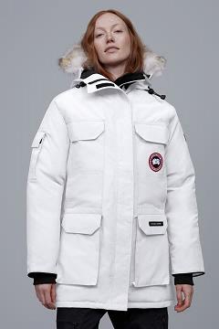 Chamarras Canada Goose Mujer México - Expedition Abrigos Blancos RQ4125039